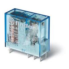 40.61.9.036.0000;  RELÉS PARA PCB MINIATURA 8 – 10 – 16 A. TOMAS SERIE 95 E ACCESORIOS SERIE 99 – TIPOS 86.3. FINDER