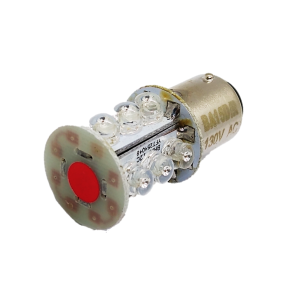 AD-T12 KB07309 FOCO LED PARA TORRETA INDUSTRIAL ROJO 120/130 VAC BA15D