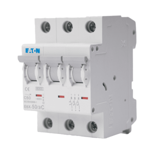 E6X-50/3/C 90000025000593 EATON MOELLER INTERRUPTOR TERMOMAGNÉTICO 3 POLOS, 50 AMPS, CURVA C 6KA